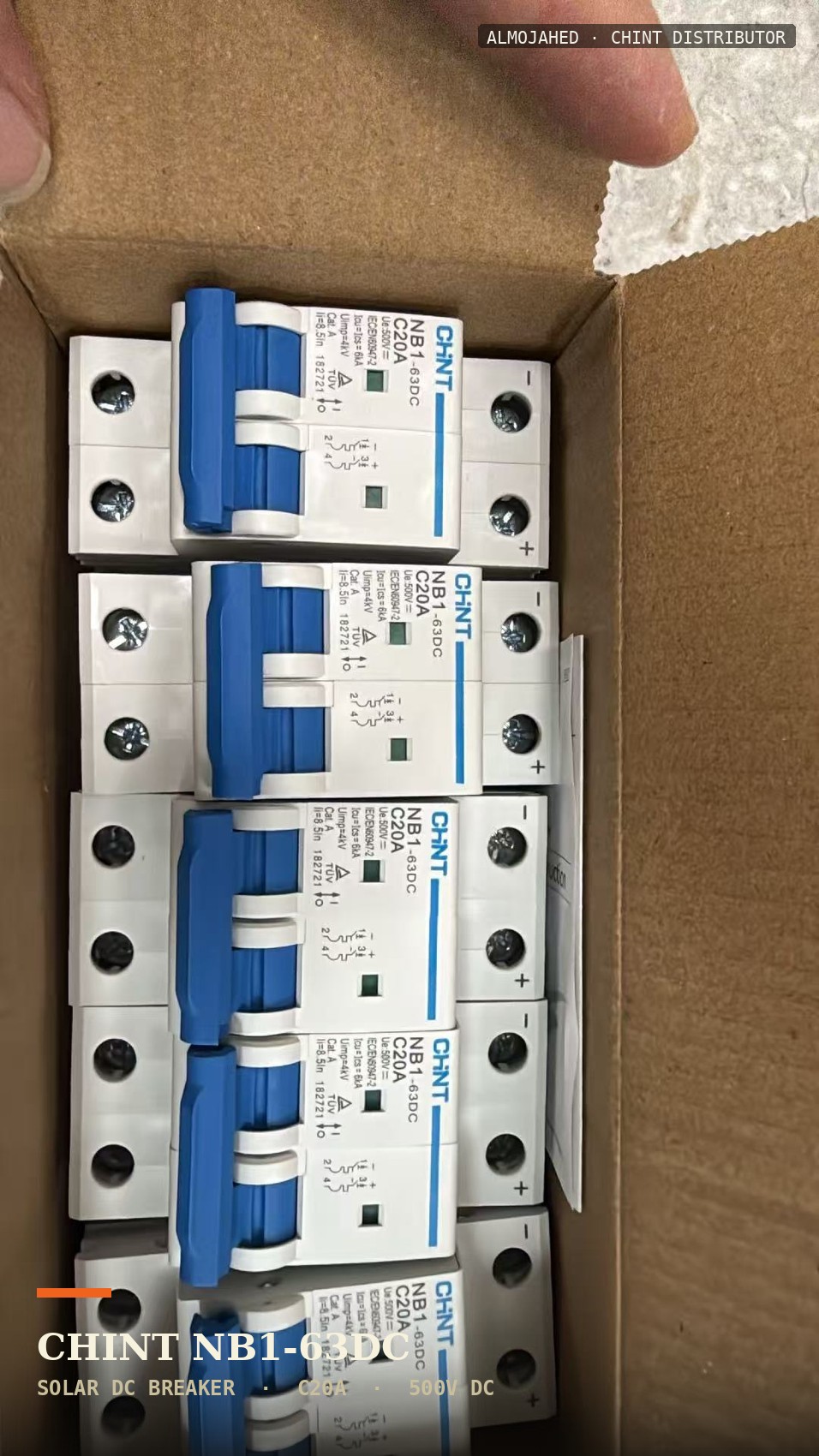 CHINT NB1-63DC solar DC circuit breaker