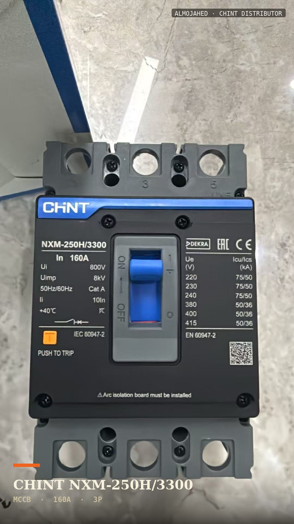 CHINT NXM-250H/3300 moulded case circuit breaker